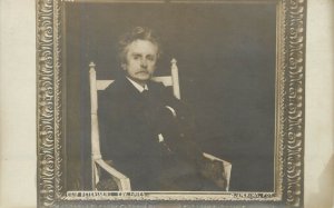 Portrait of Edvard Grieg - Norwegian composer and pianist