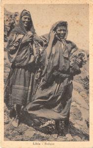 br104395 beduine  libia africa real photo folklore types