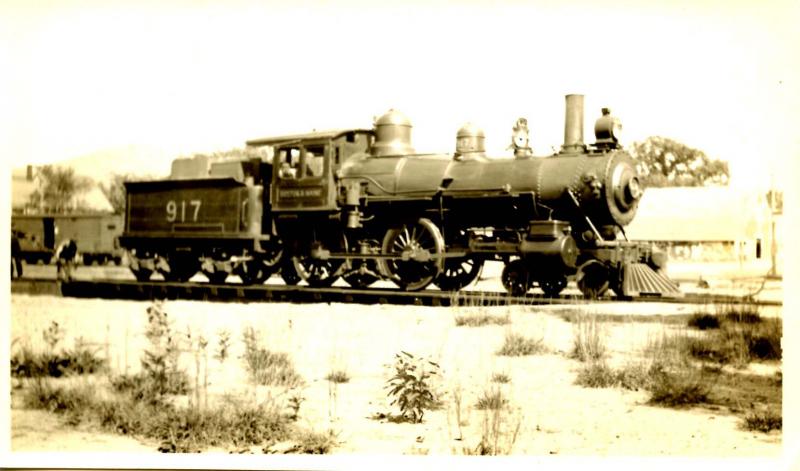 Boston & Maine RR #917 *RPPC (Photo, not a postcard) (3.25 X 5.5)