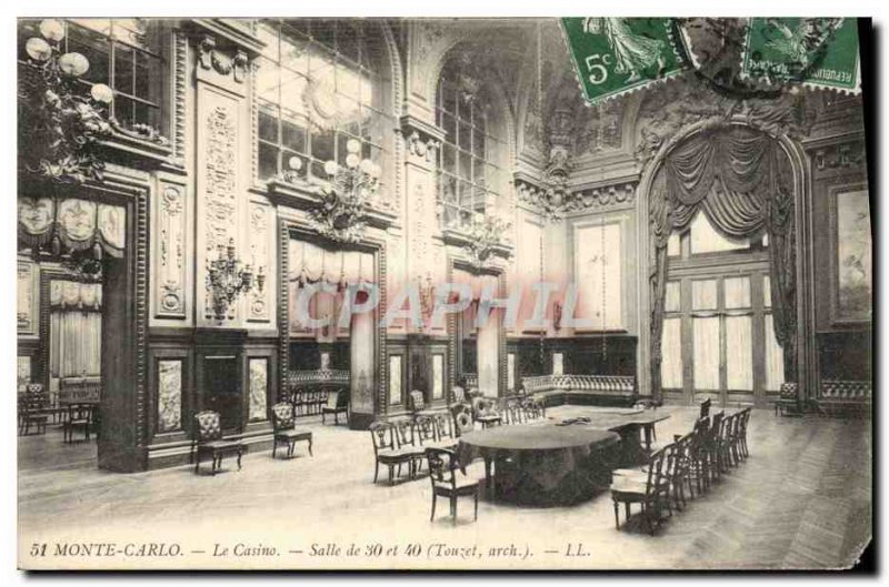 Old Postcard Casino Venetian Room 30 and 40