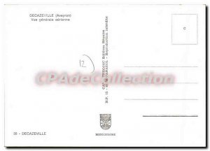 Postcard Old Decazeville Aveyron General Aerial view