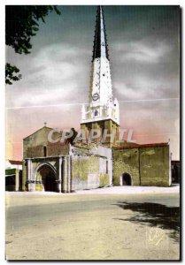 Postcard Old IThe Re Ars En (Chte Mrs) Ars En Re The church and its steeple C...