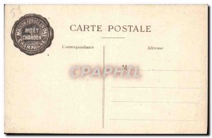 Old Postcard Dom Perignon Cellerier of & # 39abbaye d & # 39Hautvillers Creat...