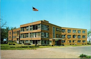 Vtg Bad Axe Michigan MI Community Health Center 1960s Chrome View Postcard