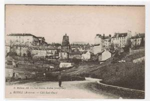 Panorama Rodez Aveyron France 1910s postcard