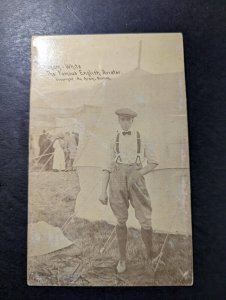 Mint England RPPC Aviation Postcard Claude Grahame White Early Aviator