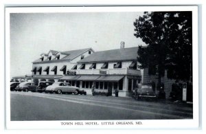 LITTLE ORLEANS, Maryland MD ~ Roadside TOWN HILL HOTEL Allegany County Postcard