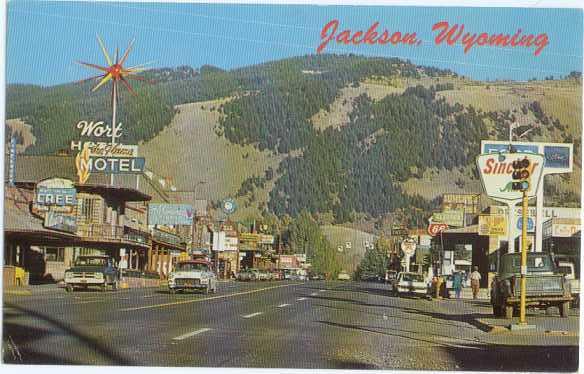 Street Scene Hwy 89 Jackson Wyoming WY