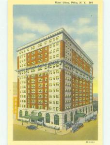 Unused Linen UTICA HOTEL Utica New York NY hr8340