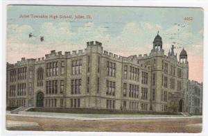 Township High School Joliet Illinois 1914 postcard