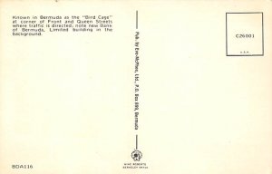 Bird Cage, Front Street Hamilton Bermuda Postcard