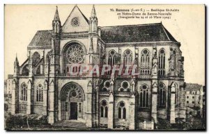 Postcard Old Rennes Basilique St Aubin in Our Lady of Good News