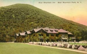 NY - Bear Mountain Park. Bear Mountain Inn    (Albertype, Hand Colored)