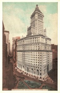 New York City NY, Standard Oil Building Broadway Socony Tower Vintage Postcard