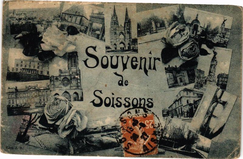 CPA Souvenir de SOISSONS (158959)