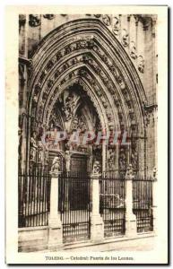 Postcard Old Toledo Cathedral Puerta de los Leones