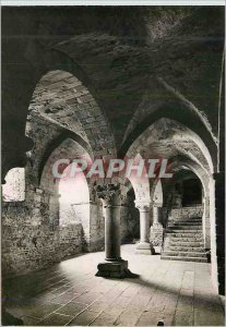 Modern Postcard Abbey of Mont St Michel (handle) old chaplaincy room called t...