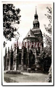 Old Postcard Dinan The church St Savior