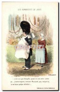 Old Postcard The humourists of formerly Daumier Boucher TOP Illustrator