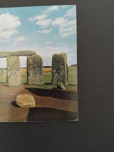 STONEHENGE, Wiltshire, Looking East colour postcard.