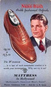 Nunn Bush, Oxfords Advertising 1937 