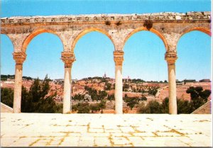 Israel Jerusalem View To Mount Of Olives