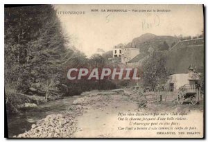 Old Postcard La Bourboule View taken on the Dordogne