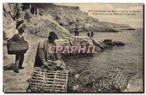 Old Postcard The Pointe Du Raz Bestree The Port Of Preparations For The Fishi...