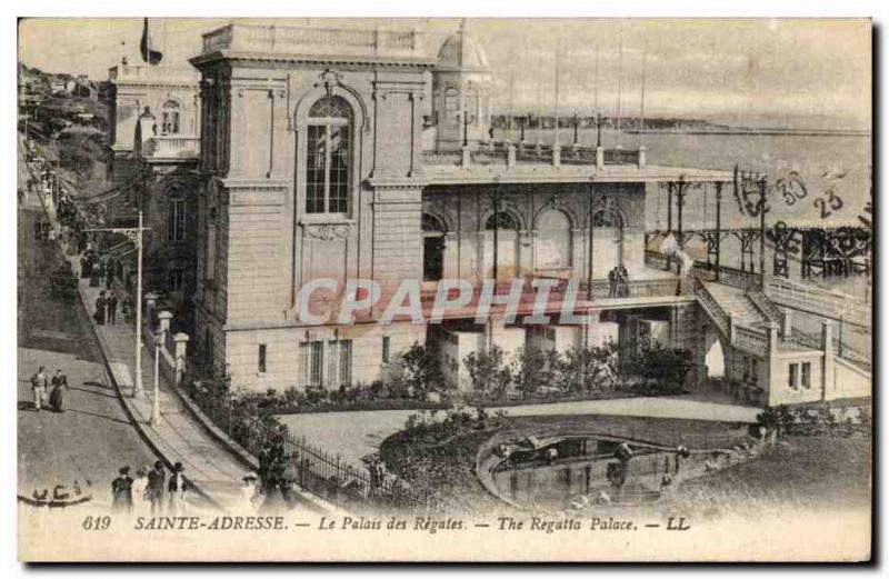 Old Postcard Sainte Adresse The Palace of Regates The Regatta Palace