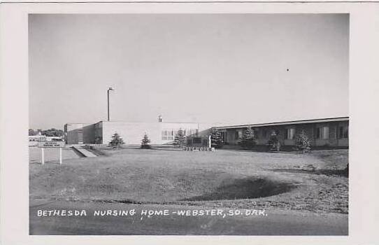 South Dakota Webster Bethesda Nursing Home Real Photo RPPC