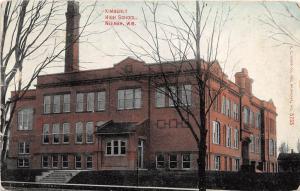 B10/ Neenah Wisconsin Wi Postcard 1909 Kimberly High School Building