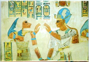 Postcard - Tomb of Amun-her-chopsch-ef - Valley of the Queens - Luxor, Egypt