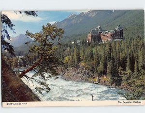 Postcard Banff Springs Hotel, The Canadian Rockies, Banff, Canada