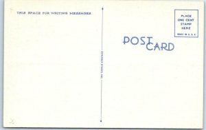 Large Letter Linen REHOBOTH BEACH, DELAWARE DE  ca 1940s   Postcard