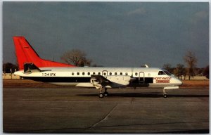 Airplane Northwest Airlink Fleet Express Airlines Saab SF340A New Color Postcard