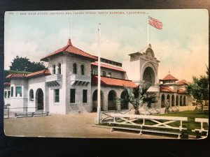 Vintage Postcard 1907-1915 New Bath House Santa Barbara California (CA)