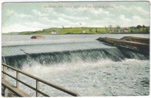 Maine - Bangor - Dam above the Salmon Pool - Homes - 1916