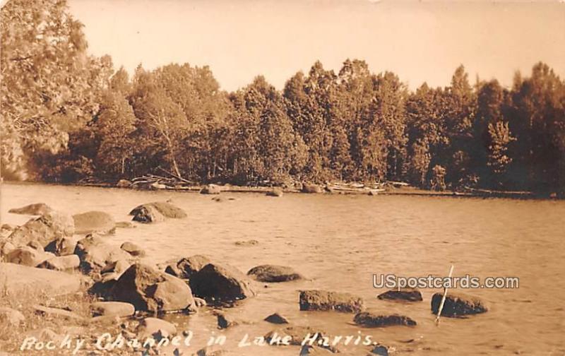 Rocky Channel Lake Harris NY Unused