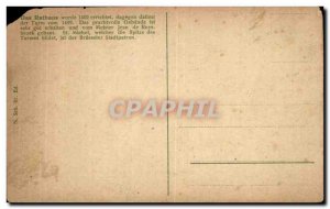 Old Postcard Brussels City Hall