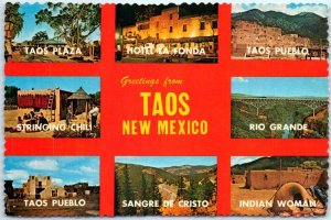 M-90343 Greetings from Taos New Mexico USA