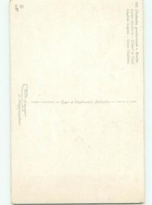 Very Old Foreign Postcard BEAUTIFUL FLOWERS SCENE AA4649