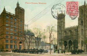 Montreal 1909 Canada Place d`Armes