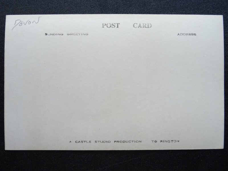 Devon Dartmoor Malmsmead EXMOOR FOXHOUNDS / HUNT - Old RP Postcard