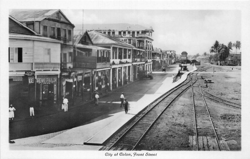 lot291 city of colon front street panama real photo