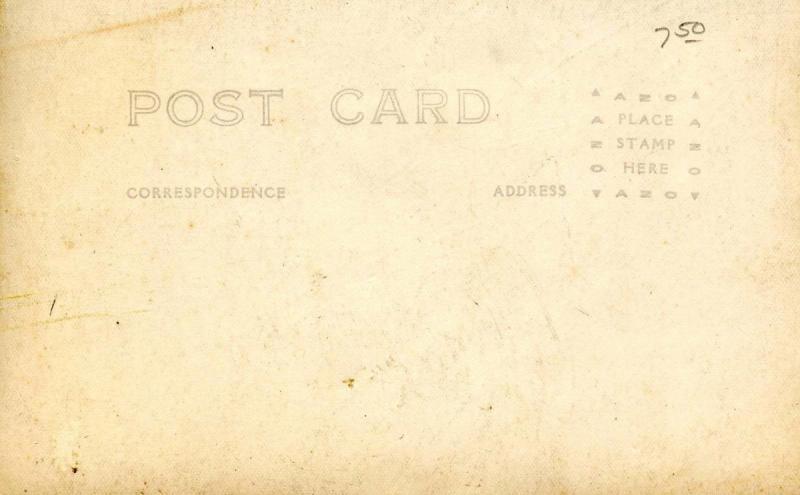 Military Ship - A Heavy Seaway - RPPC