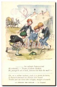 Old Postcard Fantasy Victor Hugo's The Legend of centuries Illustrator toad w...