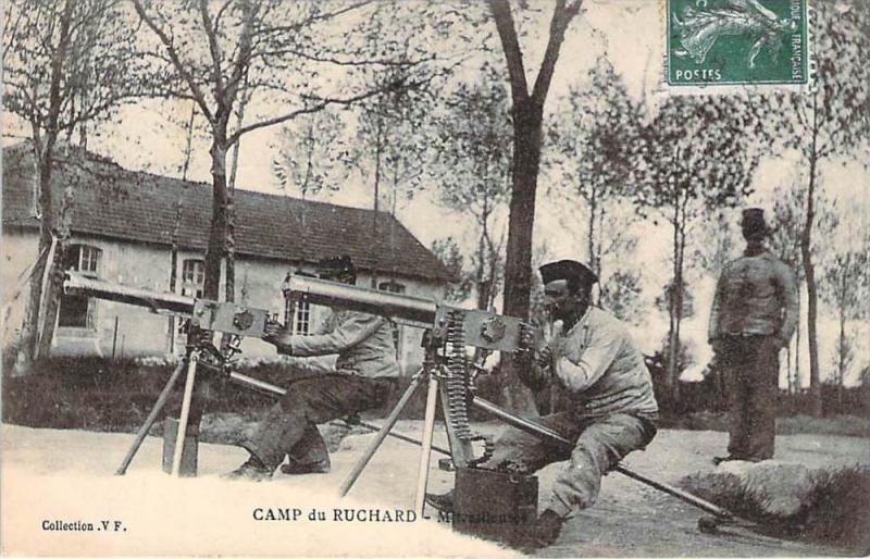 Militaria - Camp du Ruchard, Mitrailleuses