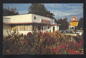 BRUNSICK MISSOURI MOSER COFFEE SHOP VINTAGE ADVERTISING POSTCARD