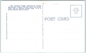Postcard - Public Square Showing Terminal Group - Cleveland, Ohio