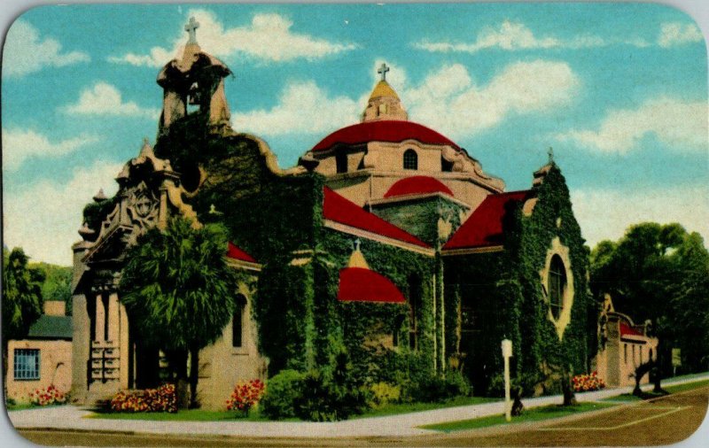 Christ Church Founded 1827 Pensacola Florida Vintage Postcard Standard View Card 